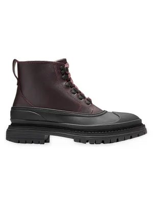 Stratton Shroud Leather Lug-Sole Boots