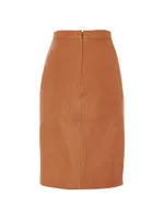 Pencil Skirt Lambskin