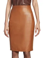 Pencil Skirt Lambskin