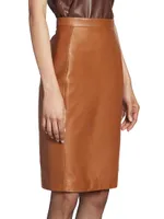 Pencil Skirt Lambskin