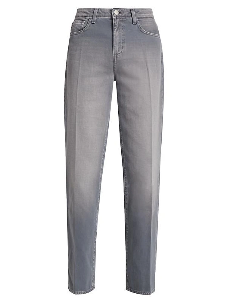 Jones Ultra High-Rise Straight-Leg Jeans