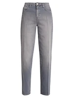 Jones Ultra High-Rise Straight-Leg Jeans