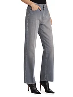 Jones Ultra High-Rise Straight-Leg Jeans