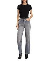 Jones Ultra High-Rise Straight-Leg Jeans