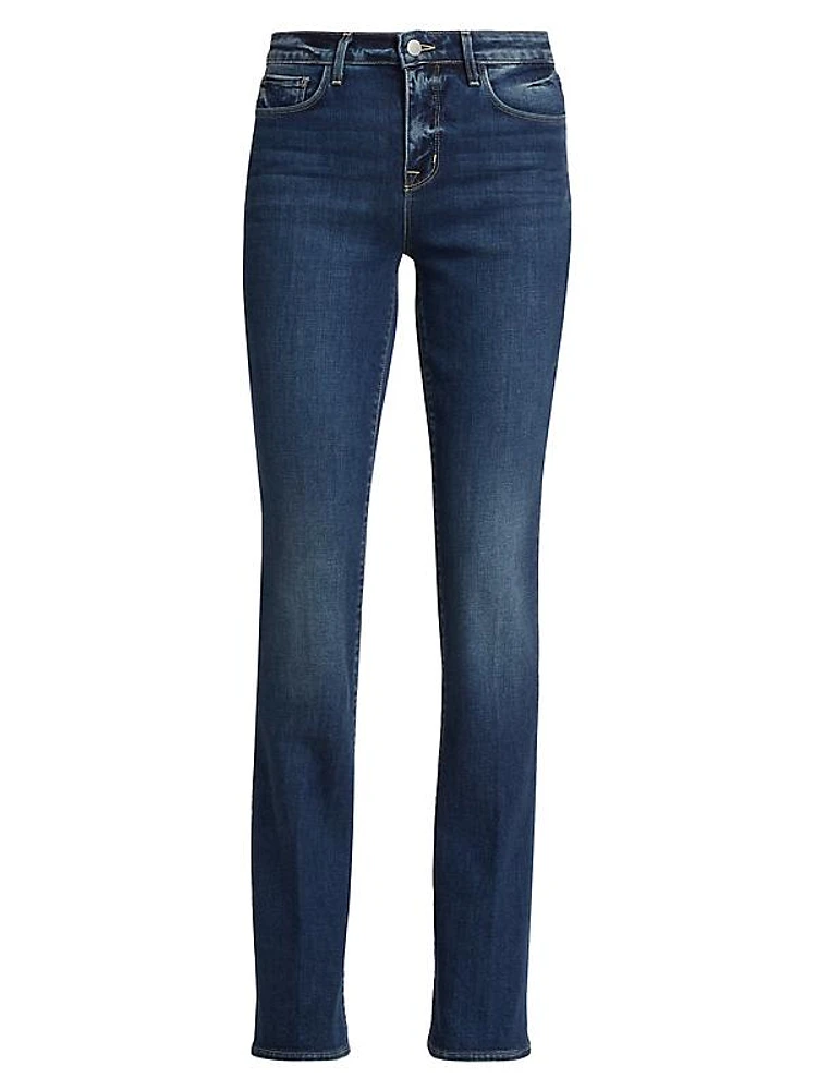 Selma High-Rise Baby Boot-Cut Jeans