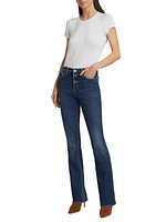 Selma High-Rise Baby Boot-Cut Jeans