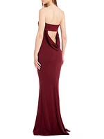 Mary Kate Cowl-Back Gown