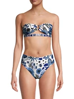 Diving Into Dreams Darya Bandeau Bikini Top