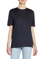 Cassandre T-Shirt Wool And Silk Jersey