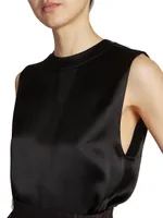 Tank Top Silk Satin