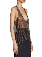 Sheer Tank Top Silk Muslin