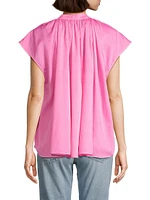 Finch Cap-Sleeve Blouse