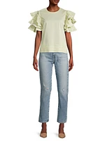 Juliette Tiered Cotton Blouse