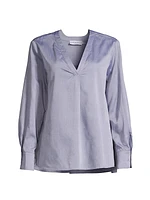 Cassian V-Neck Pullover Blouse