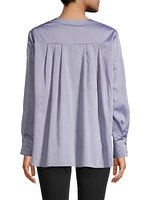 Cassian V-Neck Pullover Blouse