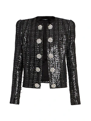 Glitter Tweed Jacket