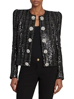 Glitter Tweed Jacket