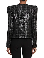 Glitter Tweed Jacket