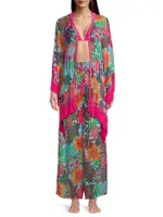 Lilyana Floral Duster Dress