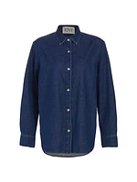 Navie Cotton-Blend Denim Shirt