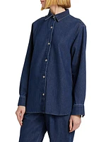 Navie Cotton-Blend Denim Shirt