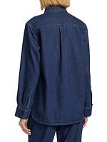 Navie Cotton-Blend Denim Shirt