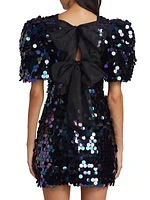 Carolyn Pailette Sequin Minidress