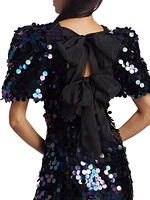 Carolyn Pailette Sequin Minidress