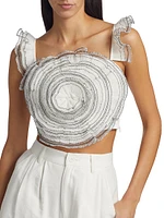 Joviality Rosette Crop Top