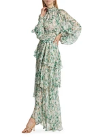 Joplin Smocked Floral Maxi Dress