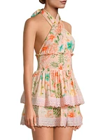 Nora Floral Ruffled Minidress