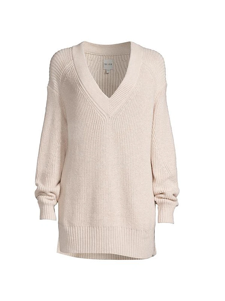 Glisten Up V-Neck Sweater