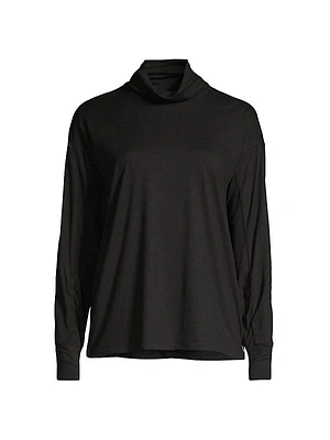 Brushed Flow Turtleneck