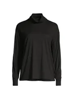 Brushed Flow Turtleneck