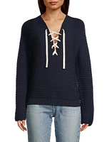 Sailor Lace-Up Sweater