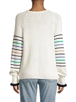 Maritime Striped V-Neck Sweater