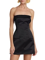 Duchess Strapless Minidress