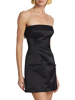 Duchess Strapless Minidress