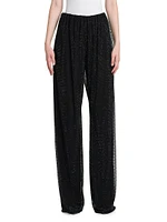 Rhinestone Mesh Pants