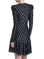 Printed Stretch Minidress