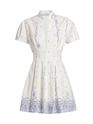 Bandana Print Poplin Minidress