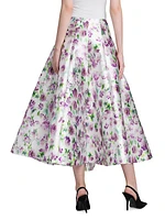 Radzmir Floral A-Line Skirt