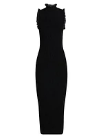 Mock turtleneck Bodycon Midi-Dress