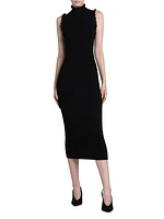 Mock turtleneck Bodycon Midi-Dress