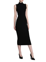 Mock turtleneck Bodycon Midi-Dress