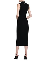 Mock turtleneck Bodycon Midi-Dress