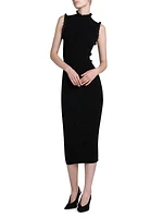 Mock turtleneck Bodycon Midi-Dress