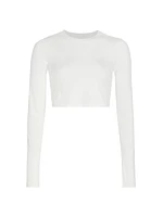 Airweight Long-Sleeve Crop Top