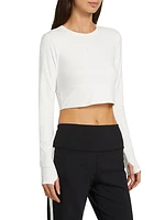 Airweight Long-Sleeve Crop Top