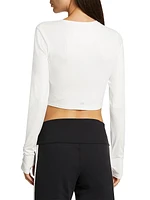 Airweight Long-Sleeve Crop Top